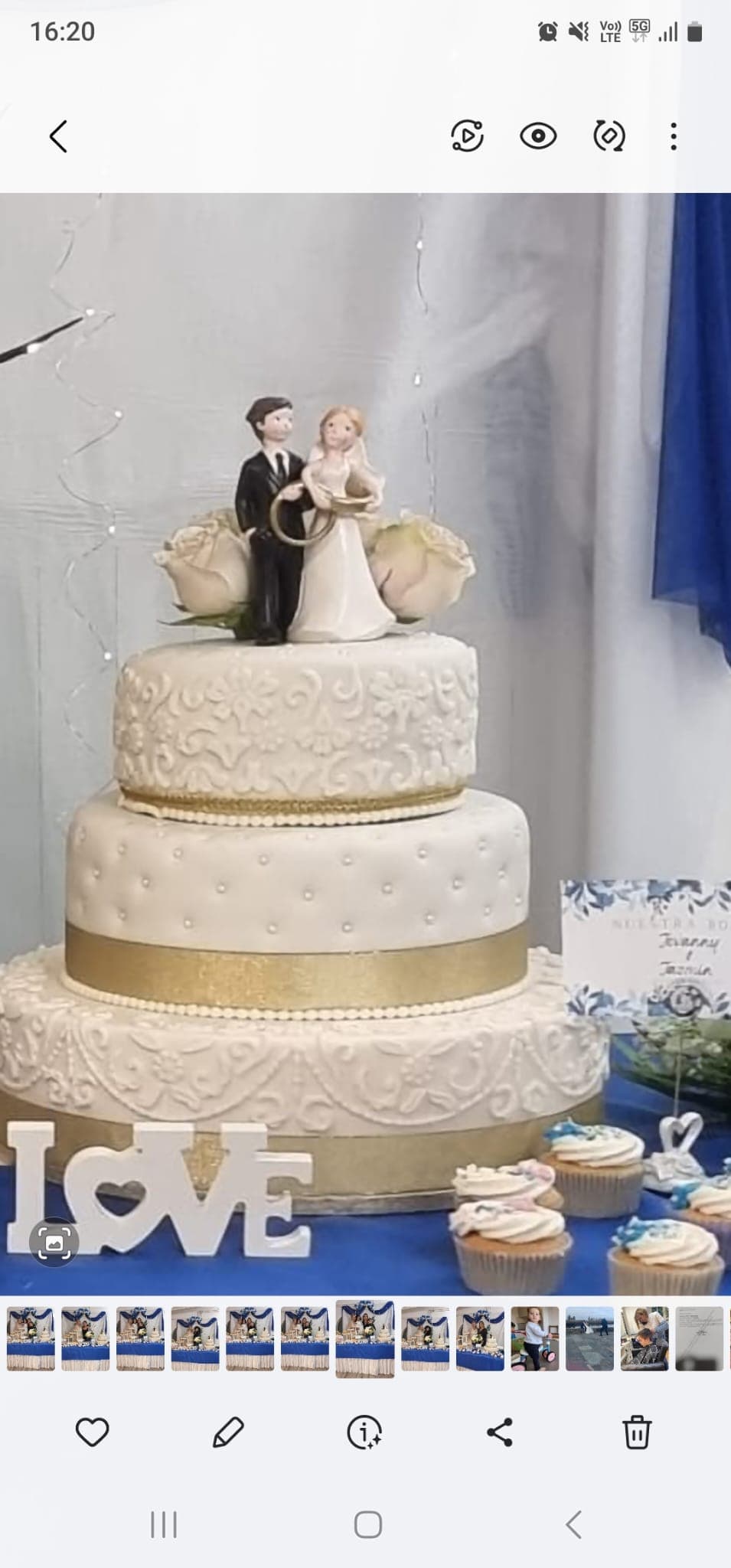 Gâteau de mariage Cocina de Chanyz
